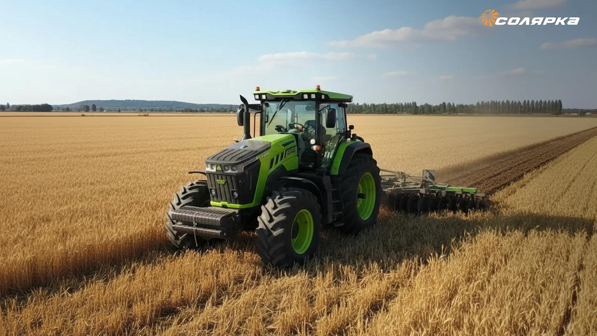 Картинка поста Новый 320‑сильный трактор Zoomlion PV3204: премьера стандартной машины в линейке тяжелых тракторов
