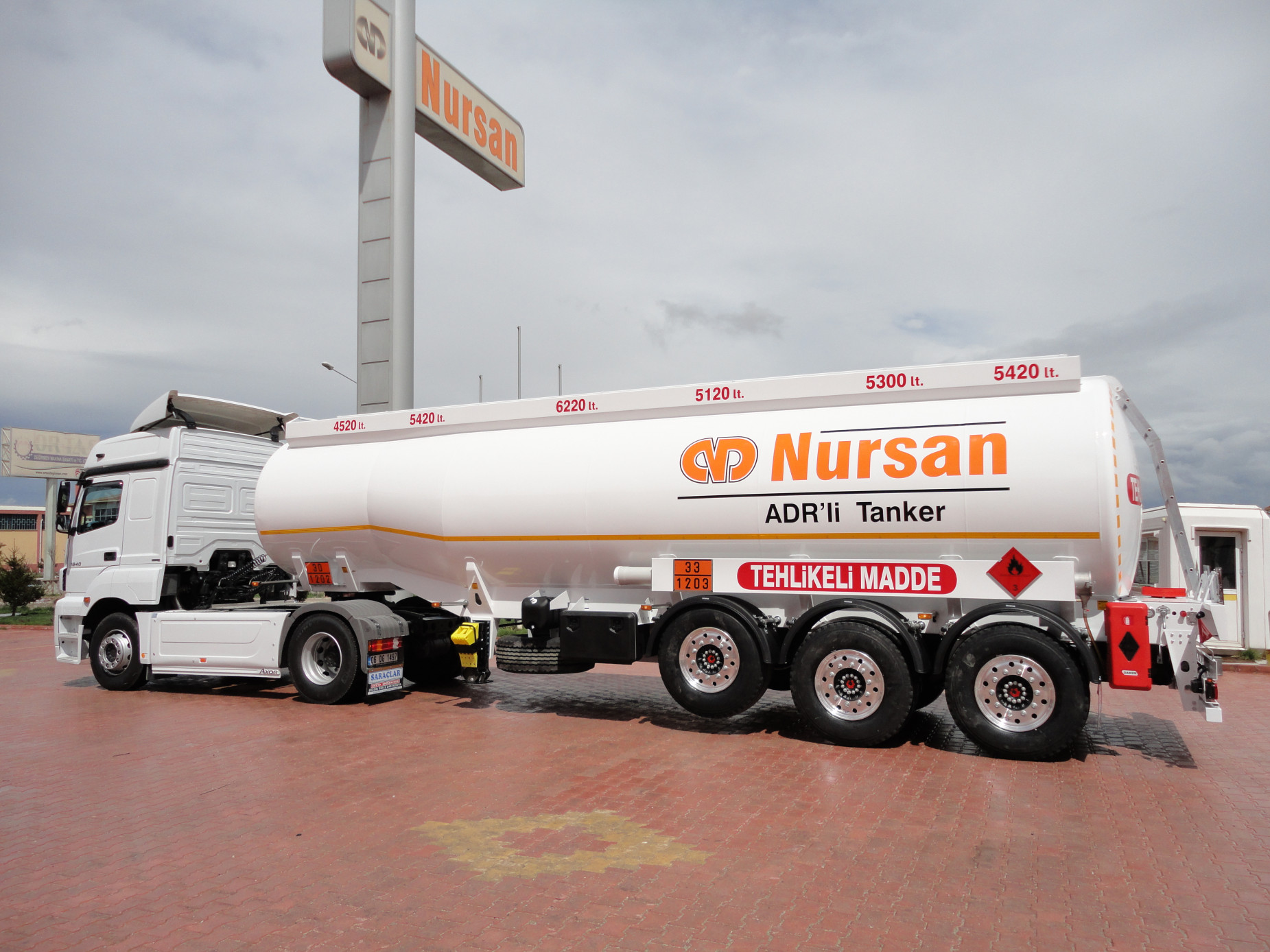 Картинка авто NURSAN Алюминиевая Цистерна для нефтепродуктов