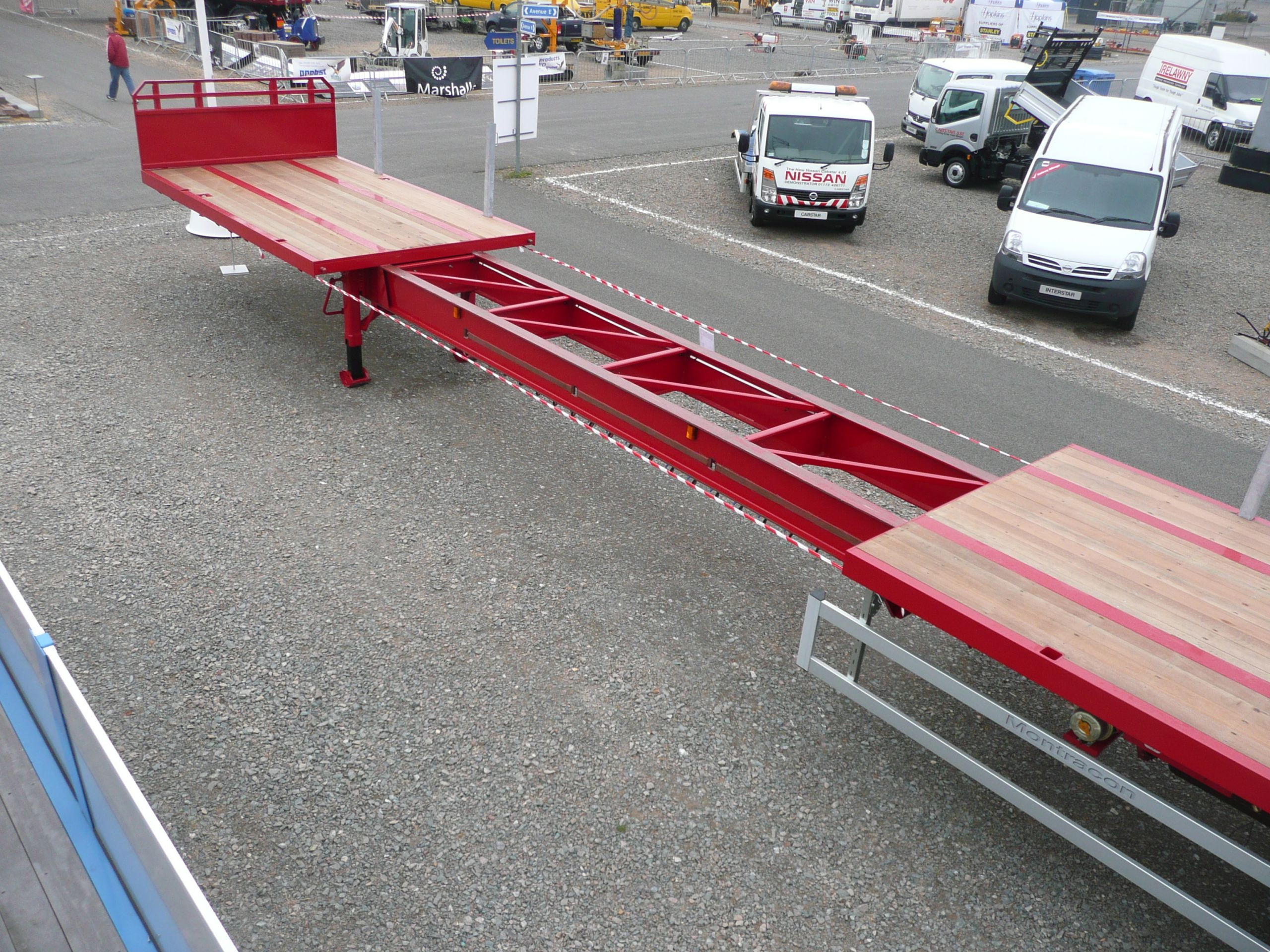 Изображение 2 MONTRACON EXTENDABLE FLAT PLATFORM TRAILER